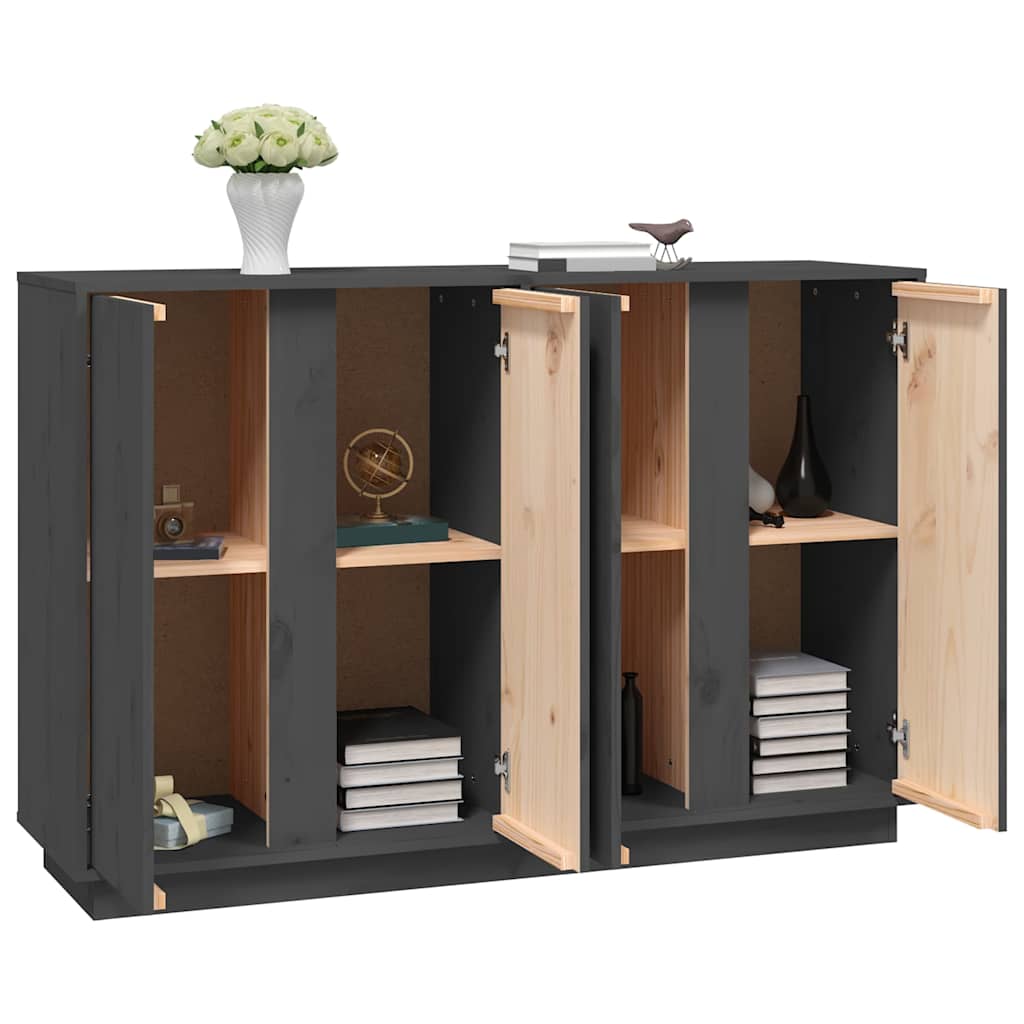 vidaXL Dressoir 120x35x80 cm massief grenenhout