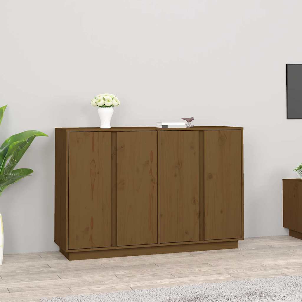 vidaXL Dressoir 120x35x80 cm massief grenenhout