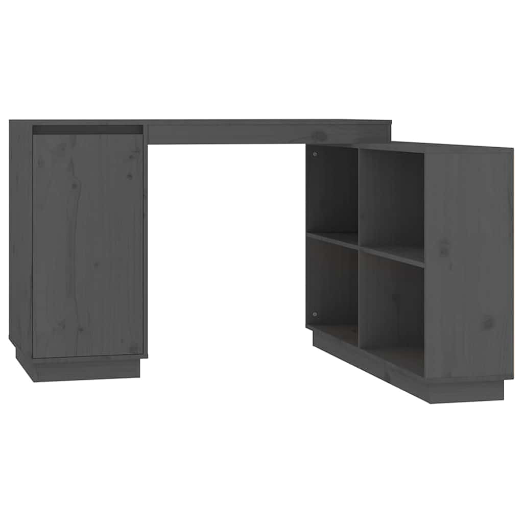 vidaXL Bureau 110x50x75 cm massief grenenhout