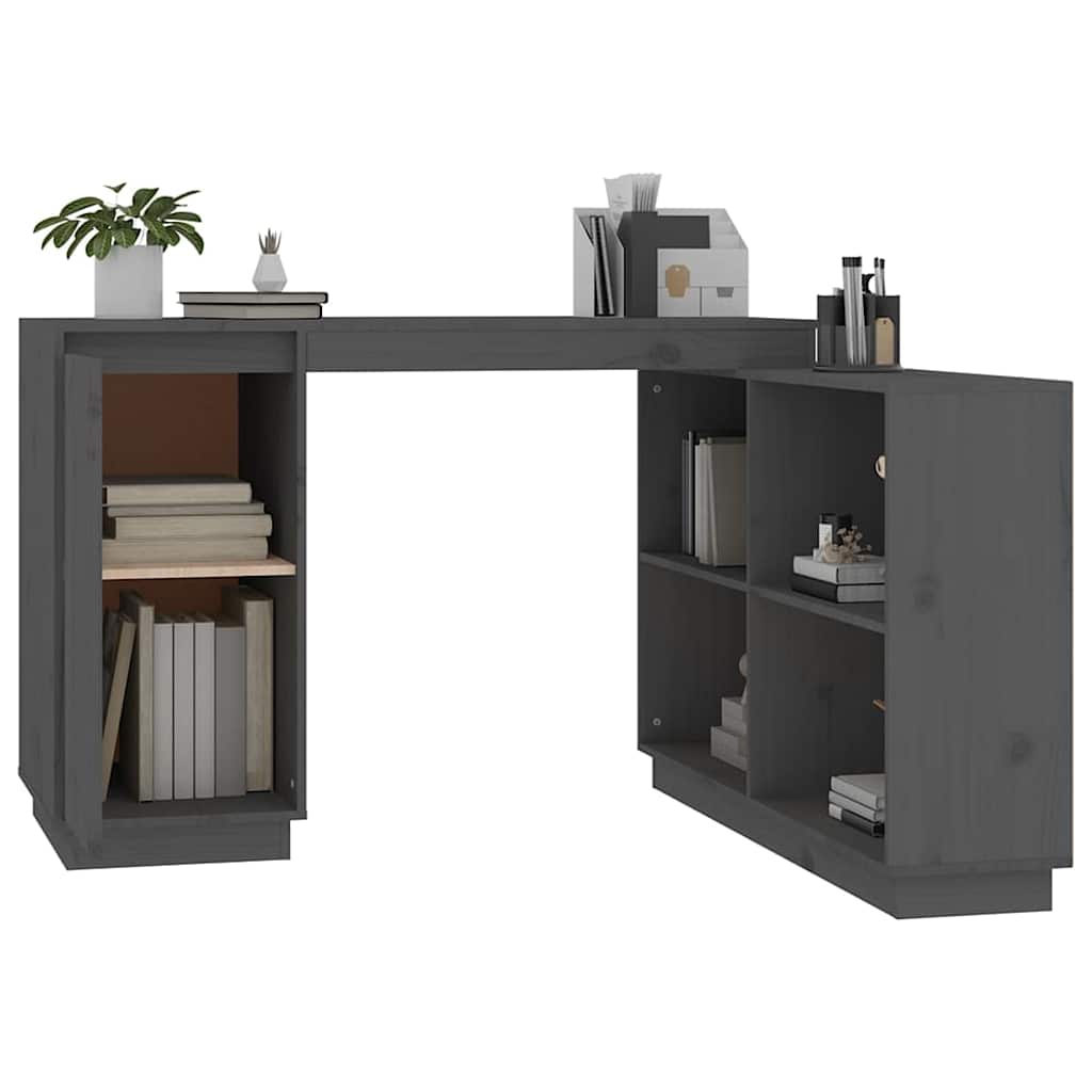 vidaXL Bureau 110x50x75 cm massief grenenhout