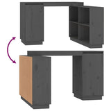 vidaXL Bureau 110x50x75 cm massief grenenhout