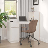 vidaXL Bureau 110x53x117 cm massief grenenhout grijs