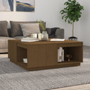 vidaXL Salontafel 100x101x40,5 cm massief grenenhout