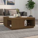 vidaXL Salontafel 100x101x40,5 cm massief grenenhout