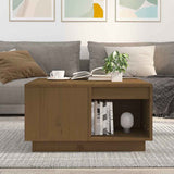 vidaXL Salontafel 100x101x40,5 cm massief grenenhout