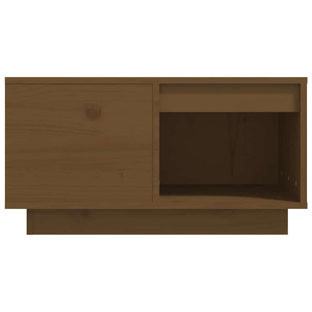 vidaXL Salontafel 100x101x40,5 cm massief grenenhout