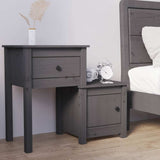 vidaXL Nachtkastje 79,5x38x65,5 cm massief grenenhout