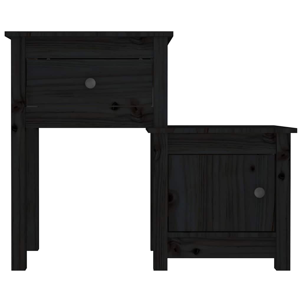 vidaXL Nachtkastje 79,5x38x65,5 cm massief grenenhout