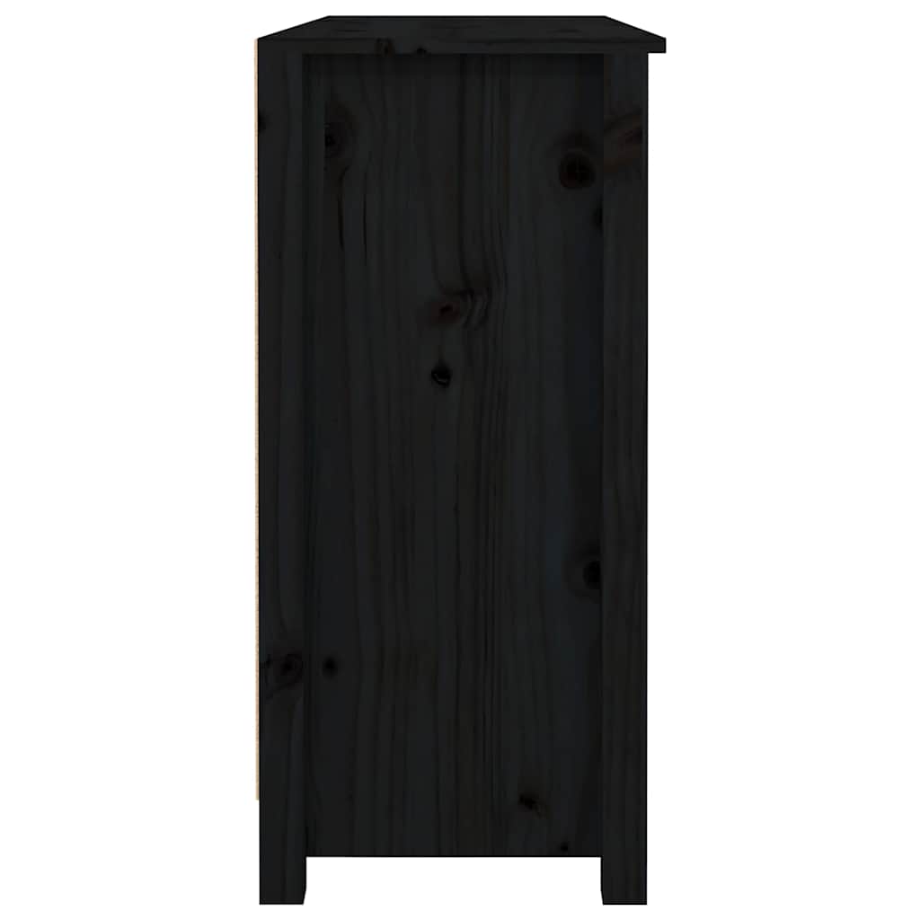 vidaXL Dressoir 100x35x74,5 cm massief grenenhout wit