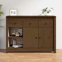vidaXL Dressoir 100x35x74 cm massief grenenhout