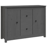 vidaXL Sideboard 100x35x74 cm solid pine wood white