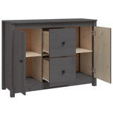 vidaXL Sideboard 100x35x74 cm solid pine wood white