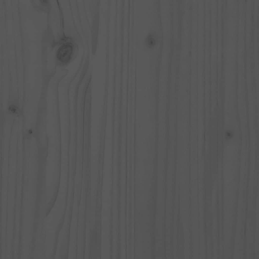 vidaXL Sideboard 100x35x74 cm solid pine wood white
