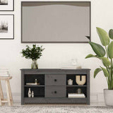 vidaXL Tv-meubel 103x36,5x52 cm massief grenenhout