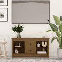 vidaXL Tv-meubel 103x36,5x52 cm massief grenenhout