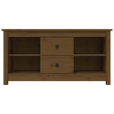 vidaXL Tv-meubel 103x36,5x52 cm massief grenenhout