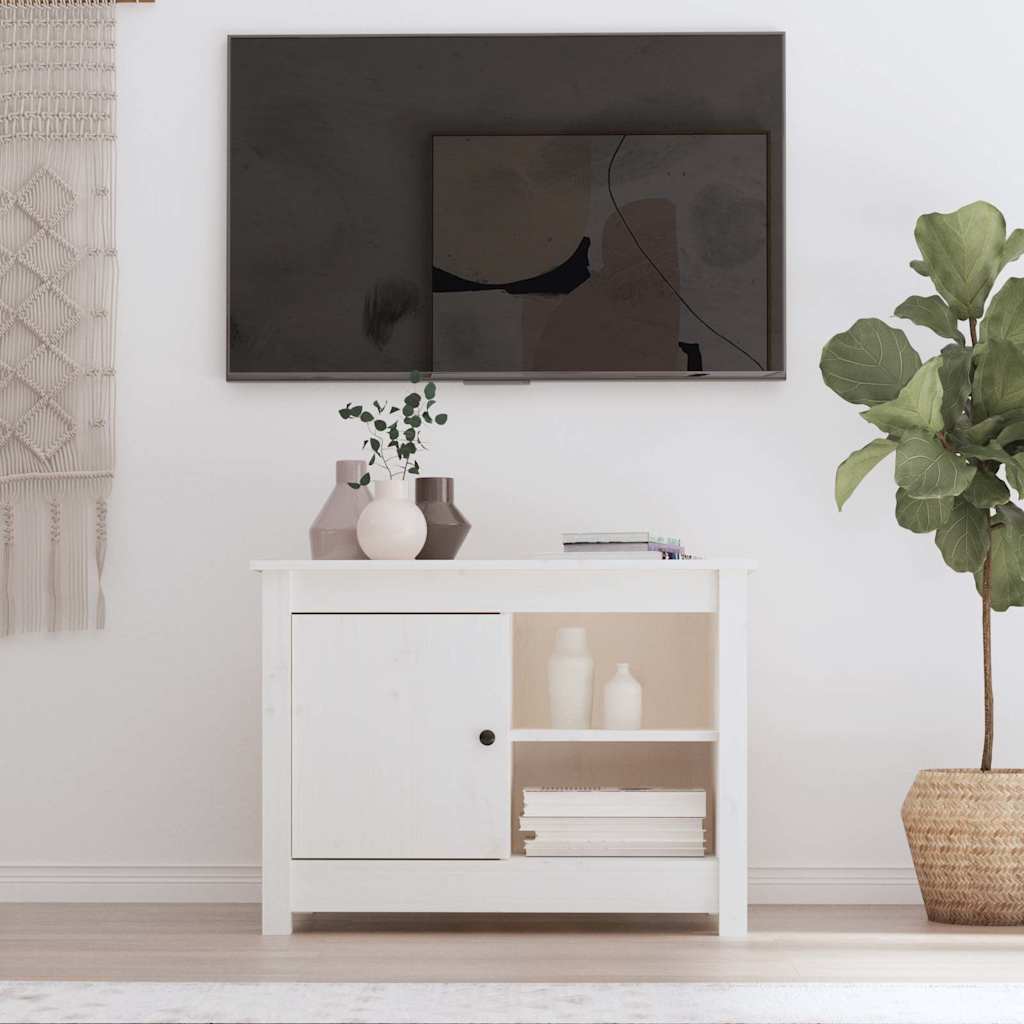 vidaXL Tv-meubel 70x36,5x52 cm massief grenenhout