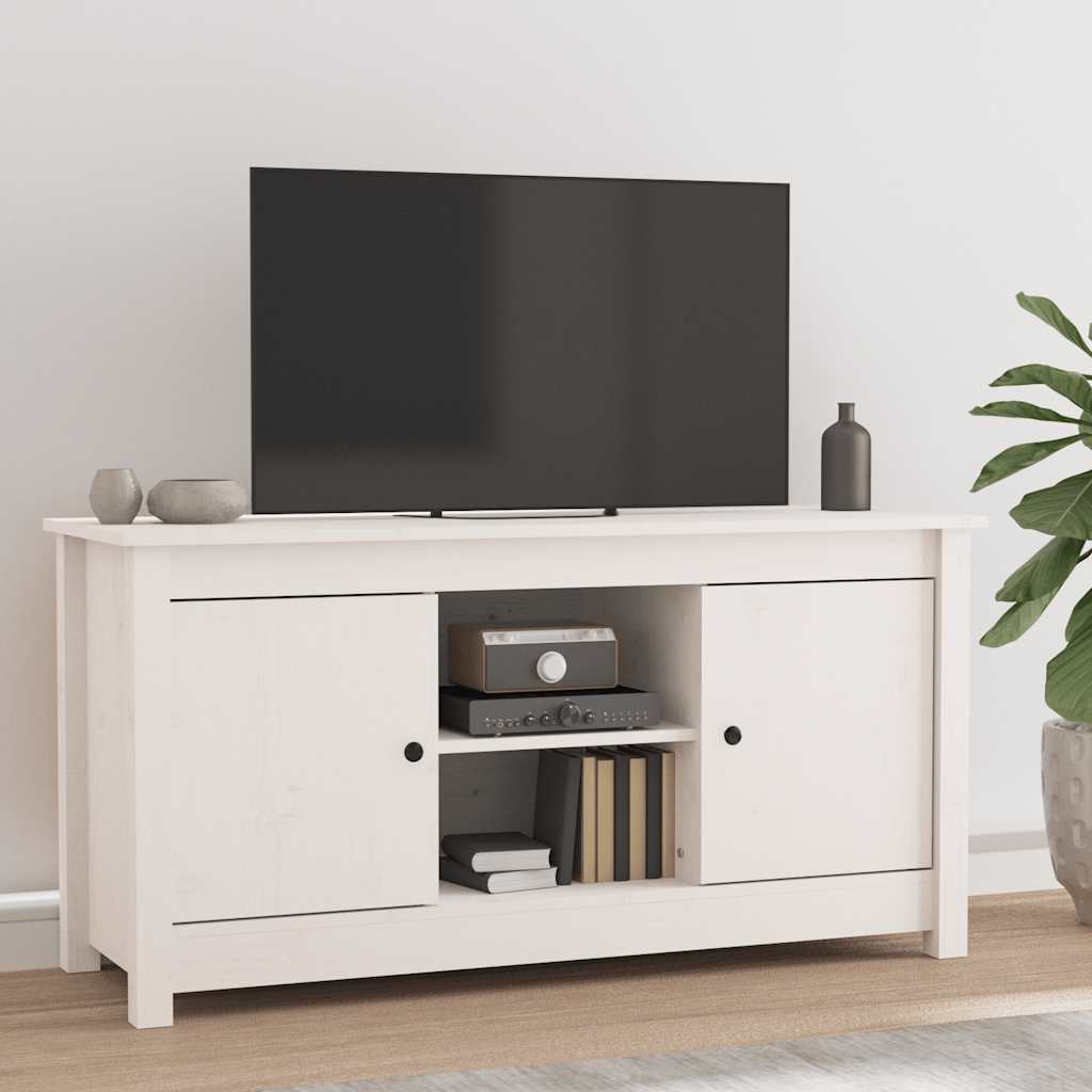 vidaXL Tv-meubel 103x36,5x52 cm massief grenenhout