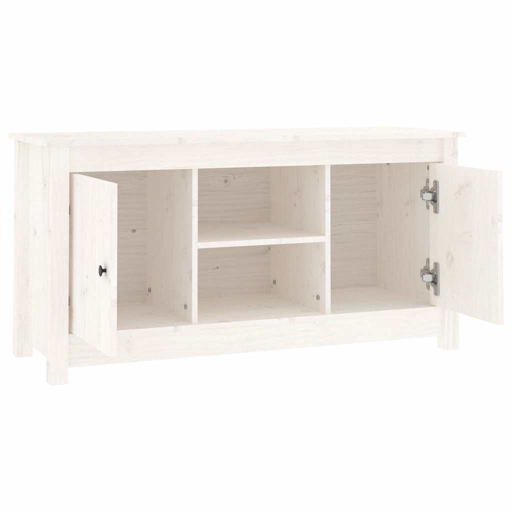 vidaXL Tv-meubel 103x36,5x52 cm massief grenenhout