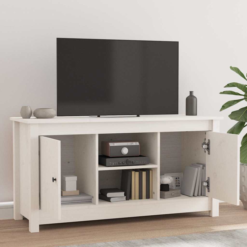 vidaXL Tv-meubel 103x36,5x52 cm massief grenenhout