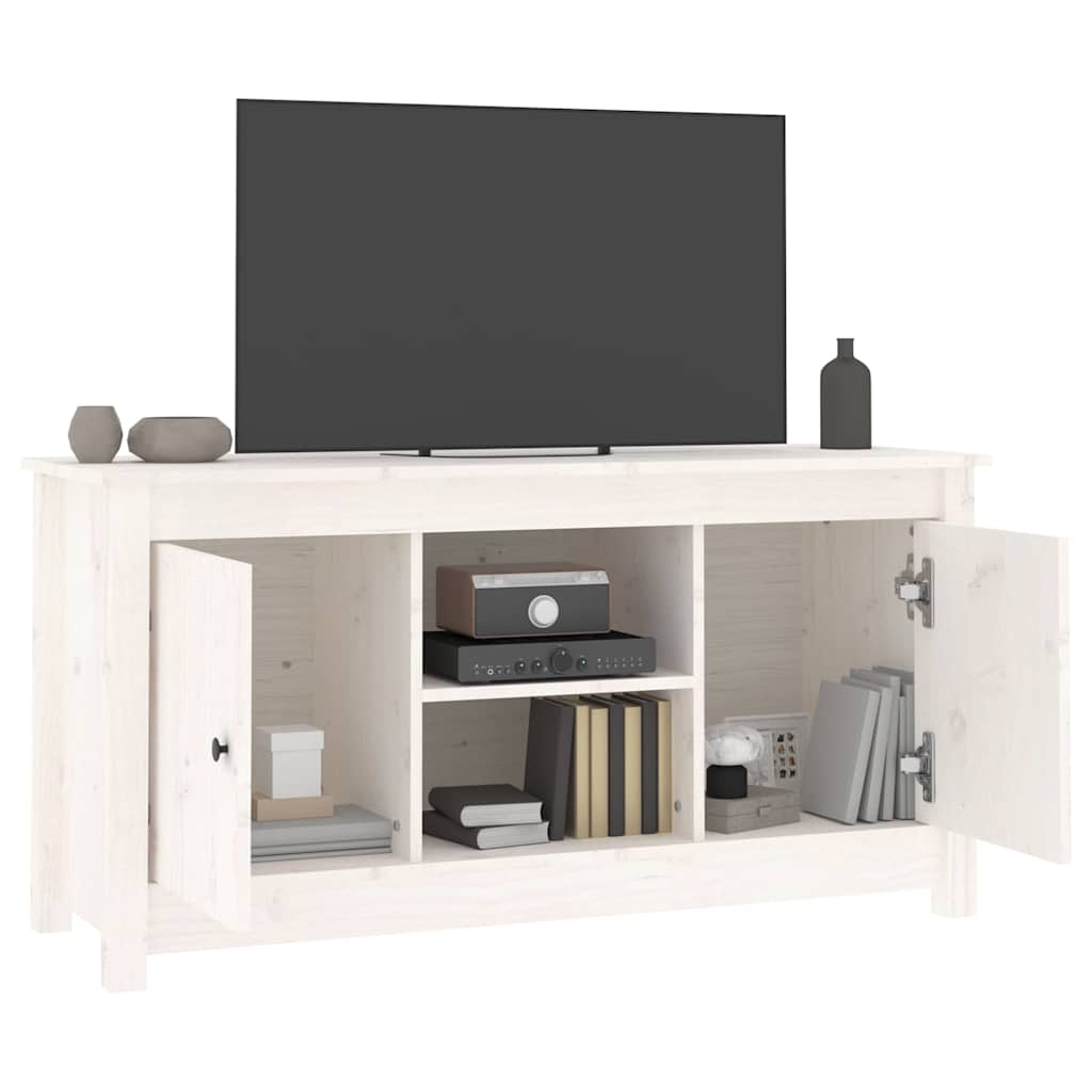vidaXL Tv-meubel 103x36,5x52 cm massief grenenhout