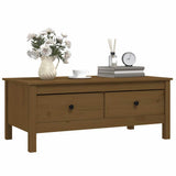 vidaXL Salontafel 100x50x40 cm massief grenenhout