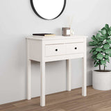 vidaXL Wandtafel 70x35x75 cm massief grenenhout