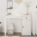 vidaXL Bureau 100x50x75 cm massief grenenhout