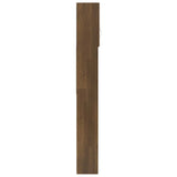 vidaXL Wasmachinekast 64x25,5x190 cm bewerkt hout wit