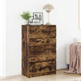 vidaXL Dressoir 60x35x98,5 cm bewerkt hout wit