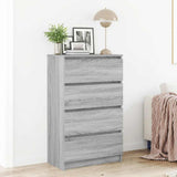 vidaXL Dressoir 60x35x98,5 cm bewerkt hout wit