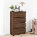vidaXL Dressoir 60x35x98,5 cm bewerkt hout wit