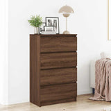 vidaXL Dressoir 60x35x98,5 cm bewerkt hout wit