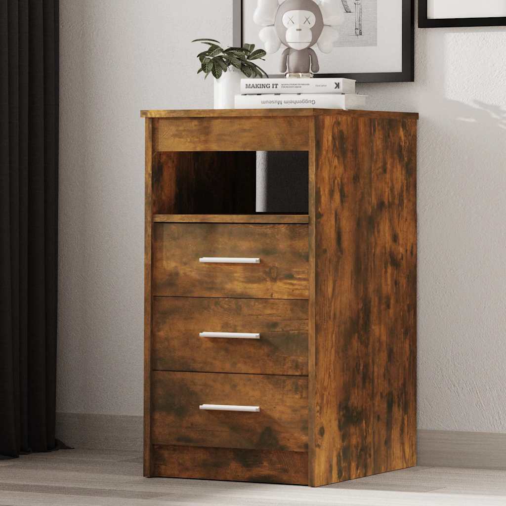 vidaXL Chest of Drawers 40x50x76 cm Engineered Wood White