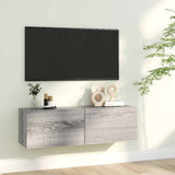 vidaXL Tv-meubel 80x30x30 cm bewerkt hout wit