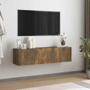 vidaXL Tv-meubel 80x30x30 cm bewerkt hout wit