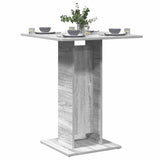 vidaXL Bistrotafel 60x60x75 cm bewerkt hout wit