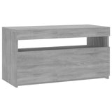 vidaXL Tv-meubel met LED-verlichting 120x35x40 cm wit
