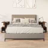 vidaXL Nachtkastje 35x35x55 cm bewerkt hout wit
