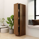 vidaXL Apothekerskast 30x42,5x150 cm bewerkt hout wit