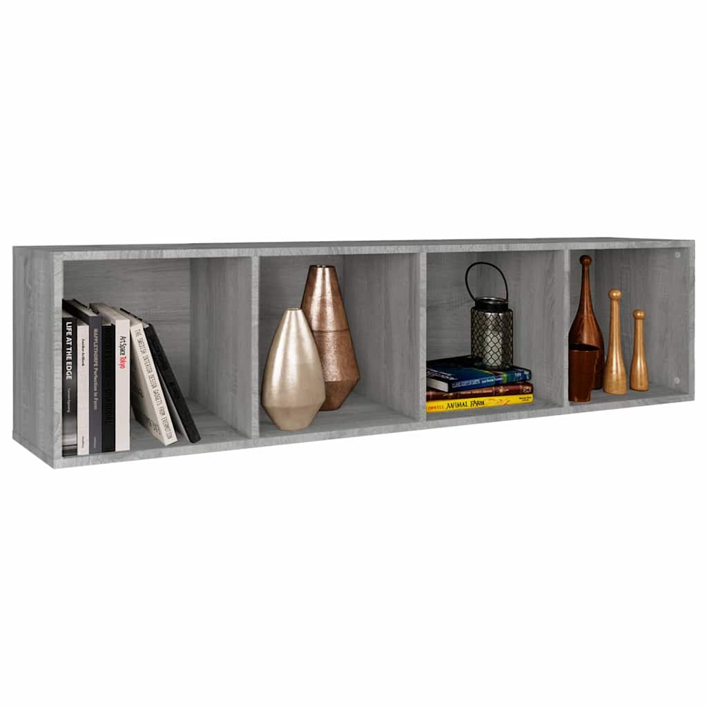 vidaXL Boekenkast/tv-meubel 36x30x114 cm bewerkt hout wit