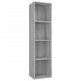 vidaXL Boekenkast/tv-meubel 36x30x114 cm bewerkt hout wit
