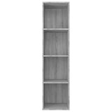 vidaXL Boekenkast/tv-meubel 36x30x114 cm bewerkt hout wit