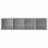 vidaXL Boekenkast/tv-meubel 36x30x114 cm bewerkt hout wit