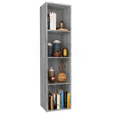 vidaXL Boekenkast/tv-meubel 36x30x114 cm bewerkt hout wit
