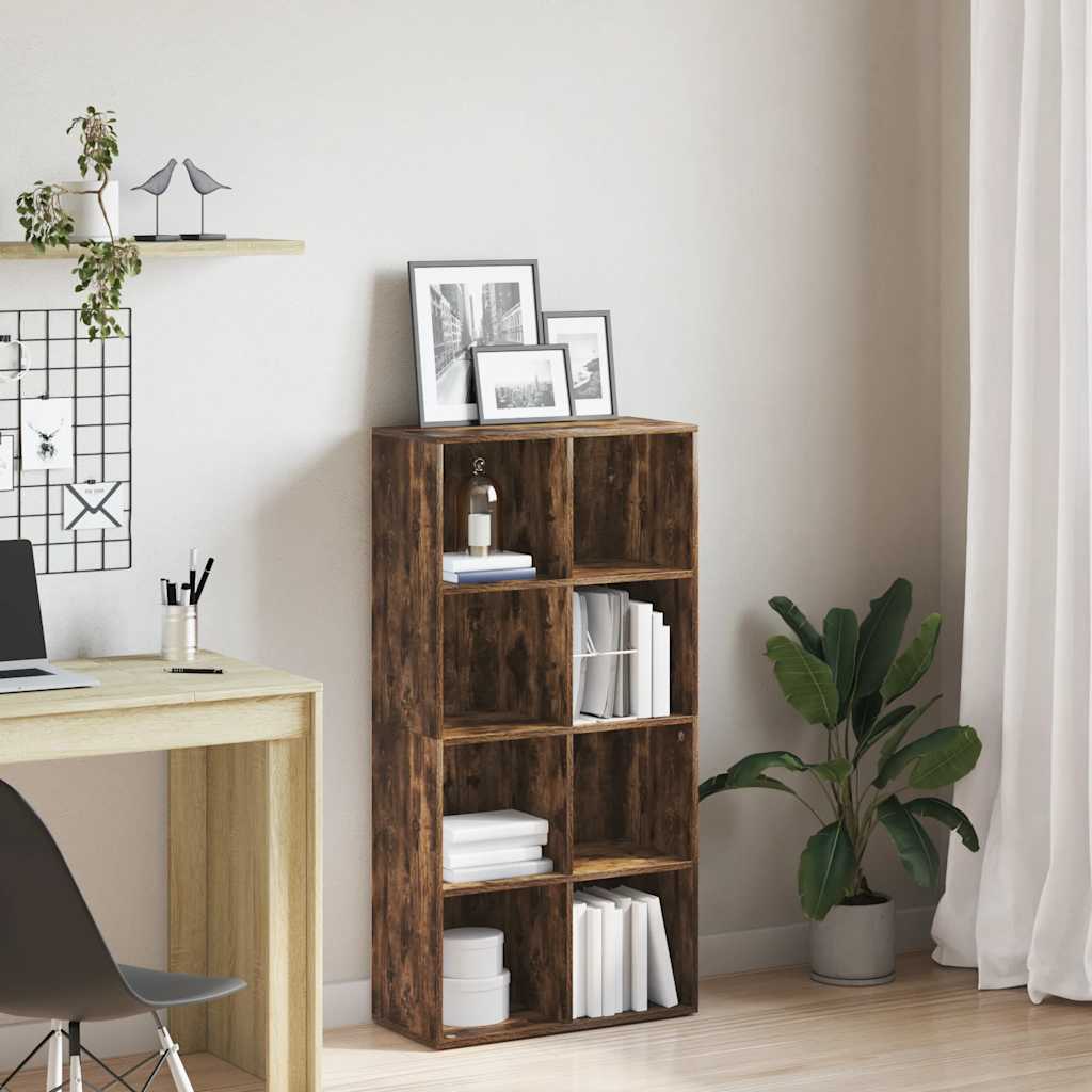 vidaXL Boekenkast/tv-meubel 36x30x114 cm bewerkt hout wit