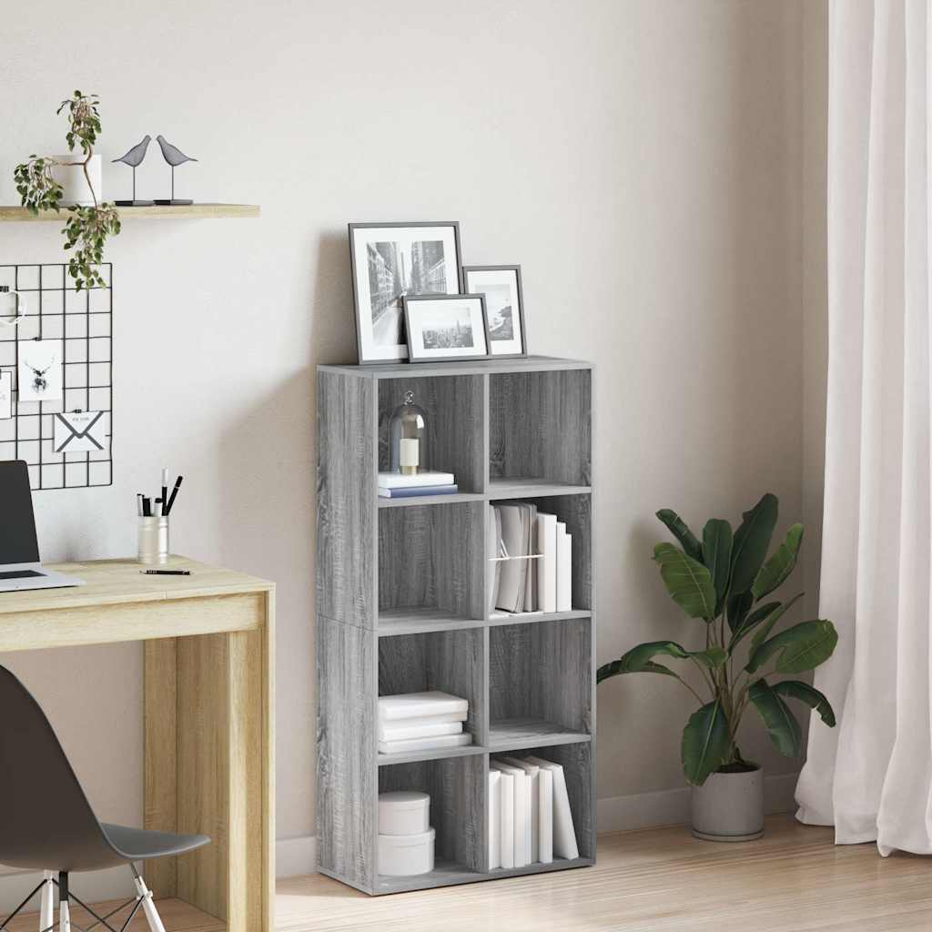 vidaXL Boekenkast/tv-meubel 36x30x114 cm bewerkt hout wit