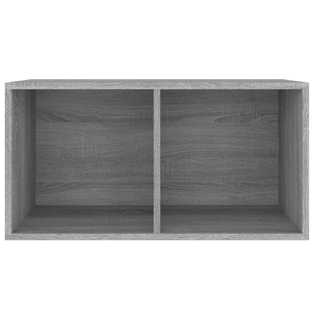 vidaXL Opbergbox voor LP's 71x34x36 cm bewerkt hout wit