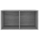 vidaXL Opbergbox voor LP's 71x34x36 cm bewerkt hout wit