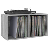 vidaXL Opbergbox voor LP's 71x34x36 cm bewerkt hout wit